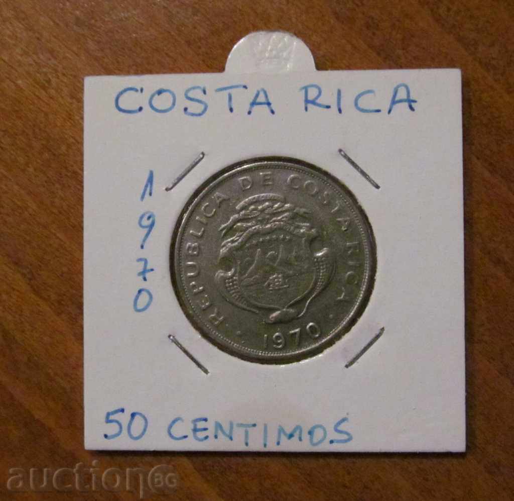 50 SENTIMOS 1970 COSTA RICA