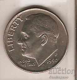 1 dime USA 1990 P * with price 0.50 BGN | € 0.26 1 dime USA 1990 P * with price 0.50 BGN | € 0.26