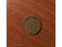 Γερμανία 10 pfennig 1969