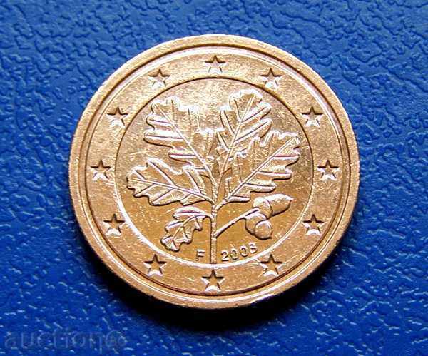 Γερμανία 2 λεπτά του ευρώ Λεπτά του ευρώ 2008 F