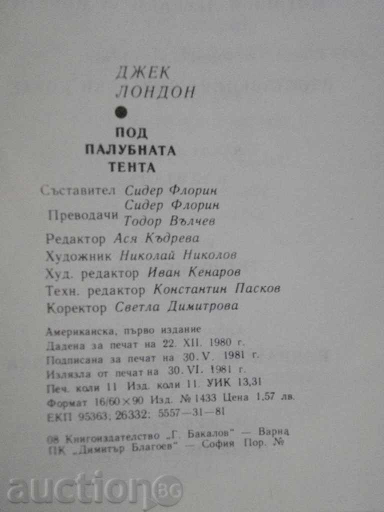 Book Under the Deck Tail - Jack London - 174 p. - 6 Book Under the Deck Tail - Jack London - 174 p. - 6