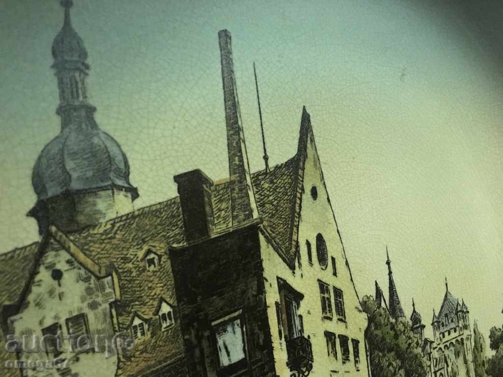 Auction  Large wall plate VILLEROY & BOCH-Germany-2