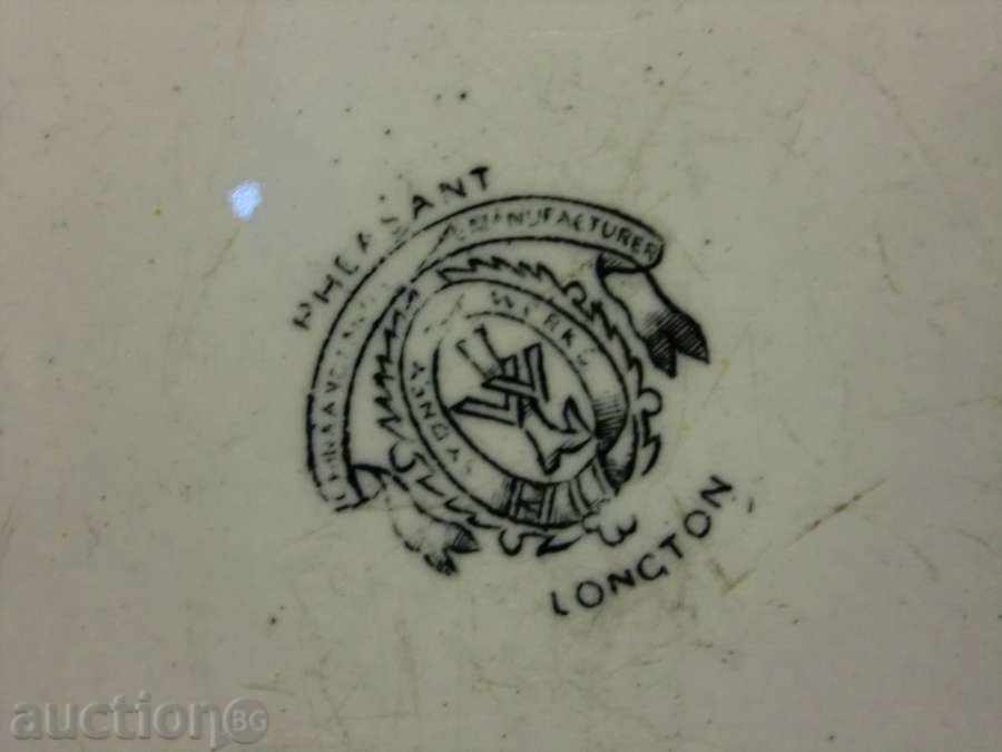 Παράδοση Μεγάλη πορσελάνινη πιατέλα/Αγγλία---19ος αιώνας