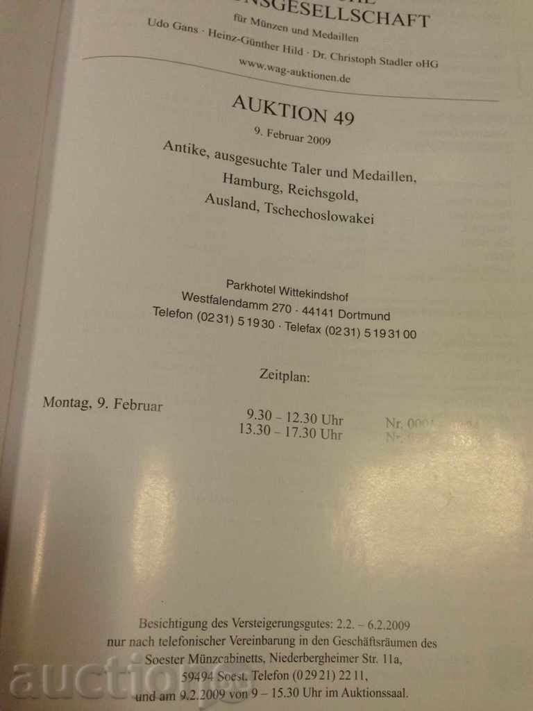 AUCTION CATALOG 1 - 5 AUCTION CATALOG 1 - 5