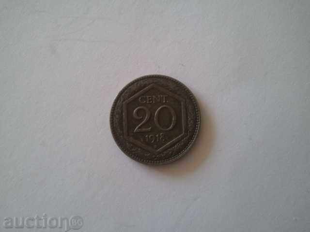 Auction 20 cents 1918 Italy CENT Italy 20 Centesimi Auction 20 cents 1918 Italy CENT Italy 20 Centesimi