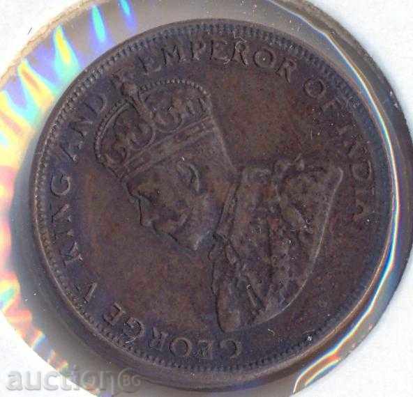 Ceylon Island 1 cent 1925 cu preț € 5.11 | 9.99 BGN