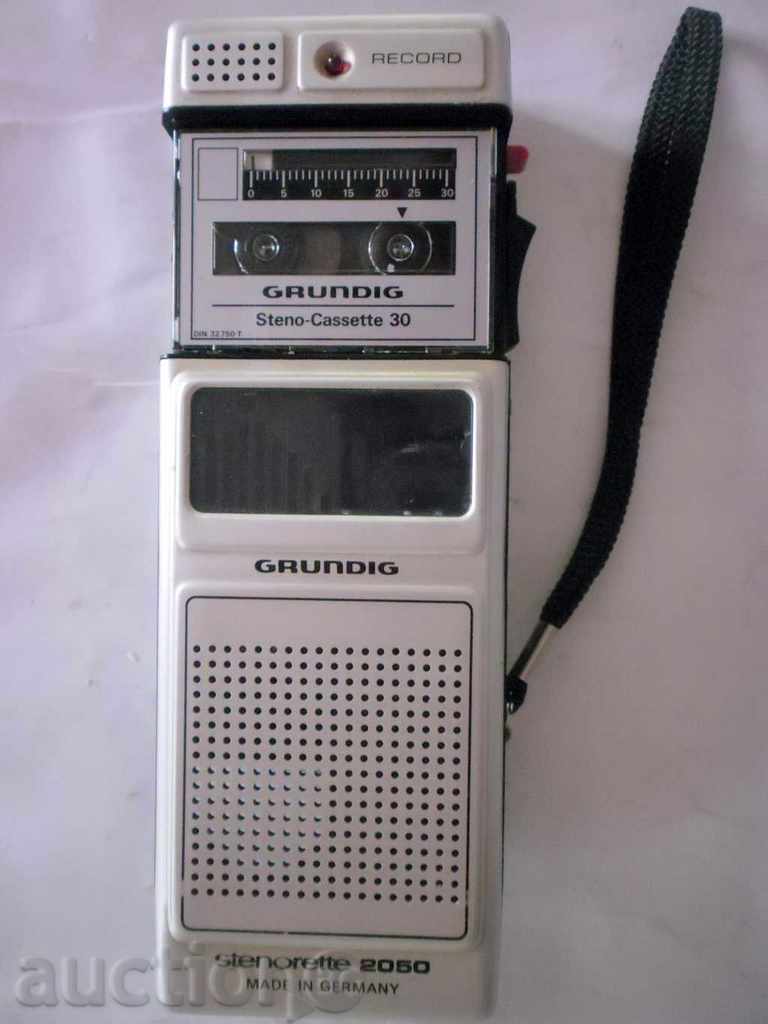 DICTOPHONE - GRUNDIG-STENORETTE 2050- -1980 G-COLLECTION - 5 DICTOPHONE - GRUNDIG-STENORETTE 2050- -1980 G-COLLECTION - 5