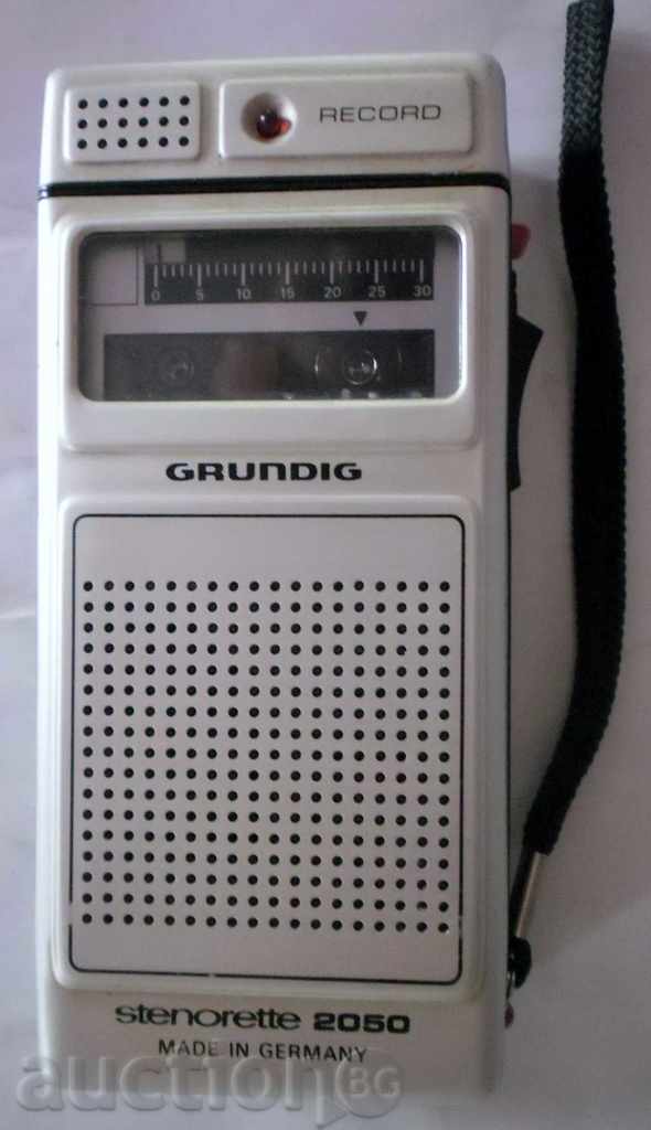 Voice Recorder - Grundig-STENORETTE 2050- -1980 G -KOLEKTSIONERSKI