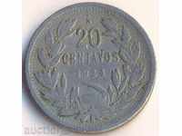Чили 20 центавос 1924 година