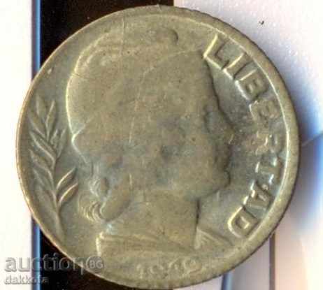 Аржентина 5 сентавос 1949 година с цена € 1.28 | 2.50 лв.