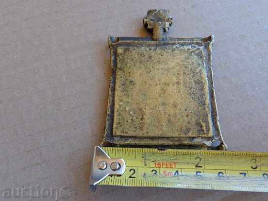 Delivery of Bronze center of Triptych, Russian icon - 19th century Delivery of Bronze center of Triptych, Russian icon - 19th century