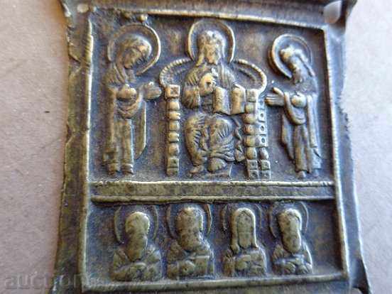 Bronze center of Triptych, Russian icon - 19th century - 5 Bronze center of Triptych, Russian icon - 19th century - 5