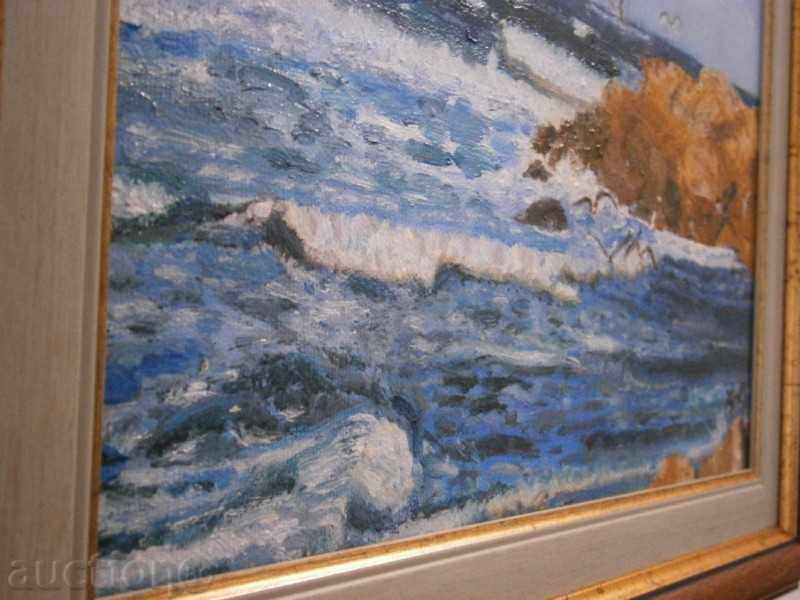 Auction  Picture - Seafood - oil on canvas - Hriska Panteva