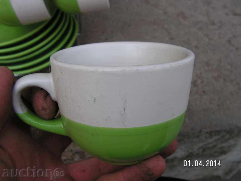 Delivery of 2676. SERVICE FOR COFFEE WITH STONE PORCELAIN Delivery of 2676. SERVICE FOR COFFEE WITH STONE PORCELAIN