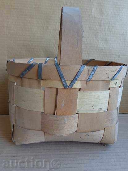 An old wicker basket, a basket with price 30.00 BGN | € 15.34 An old wicker basket, a basket with price 30.00 BGN | € 15.34