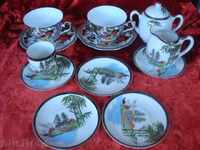 Πορσελάνινο σερβίτσιο Ιαπωνίας JAPAN από 9 τεμάχια με σήμανση