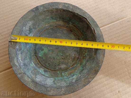 Old sahane, baker, pan with price 13.00 BGN | € 6.65 Old sahane, baker, pan with price 13.00 BGN | € 6.65