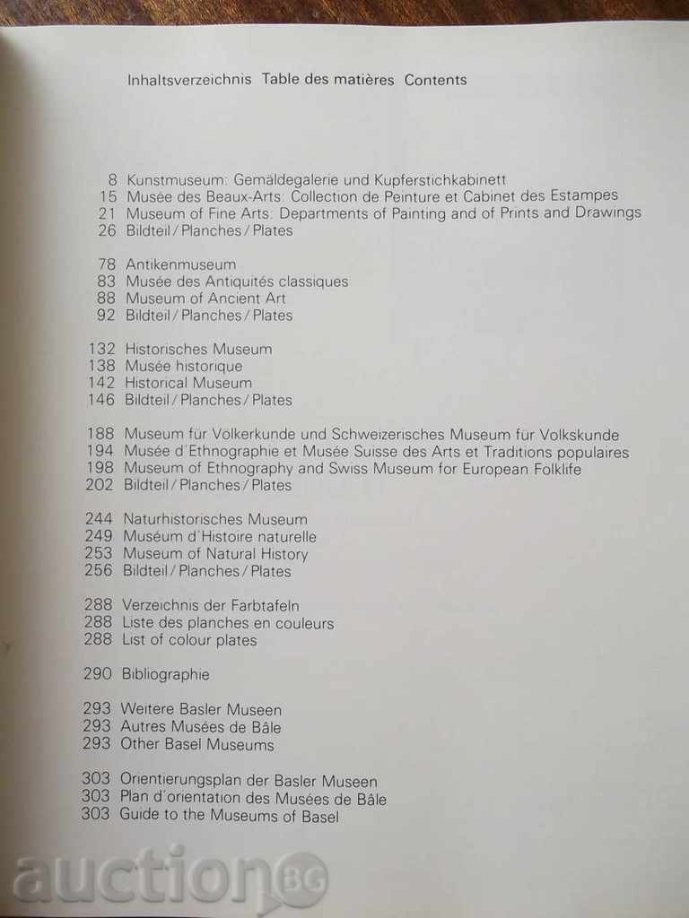 Auction  Basler Museen - Annemarie Monteil - Museum in Basel 1977