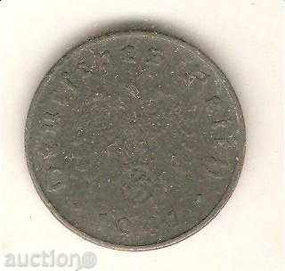 Germany 10 Reichsphenica 1941 D with price 2.30 BGN | € 1.18