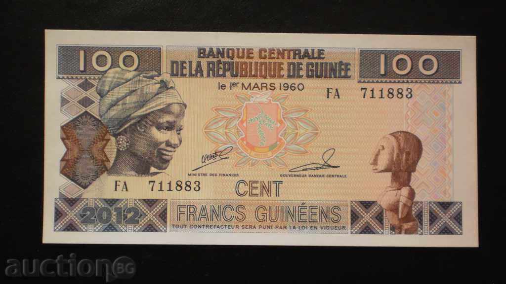 ۞ ۞ 2 100 FRANCA 2012 GUINEEI