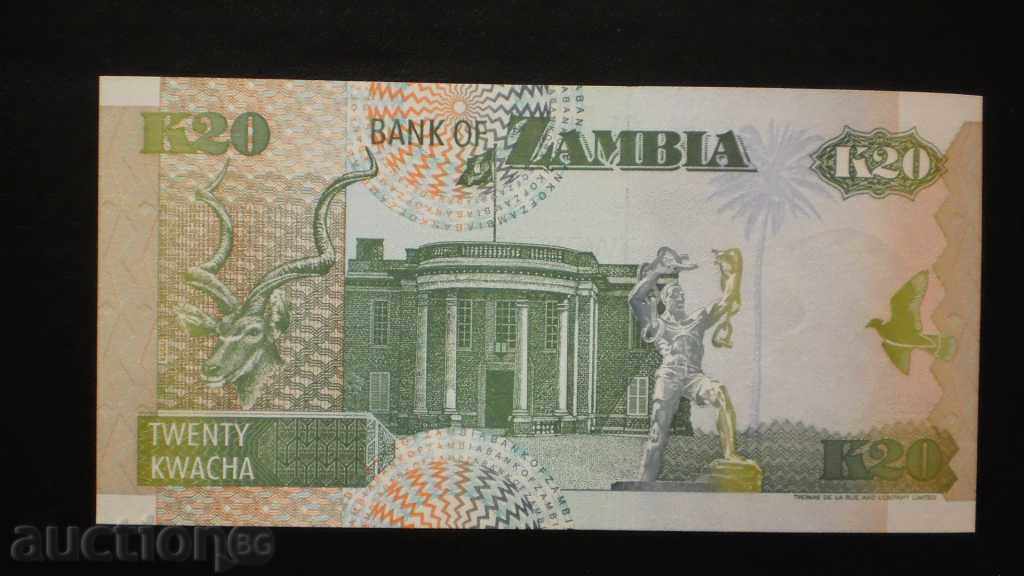 ۞ 3 ۞ 20 Kwacha 1992 ZAMBIA cu preț € 1.53 | 2.99 BGN