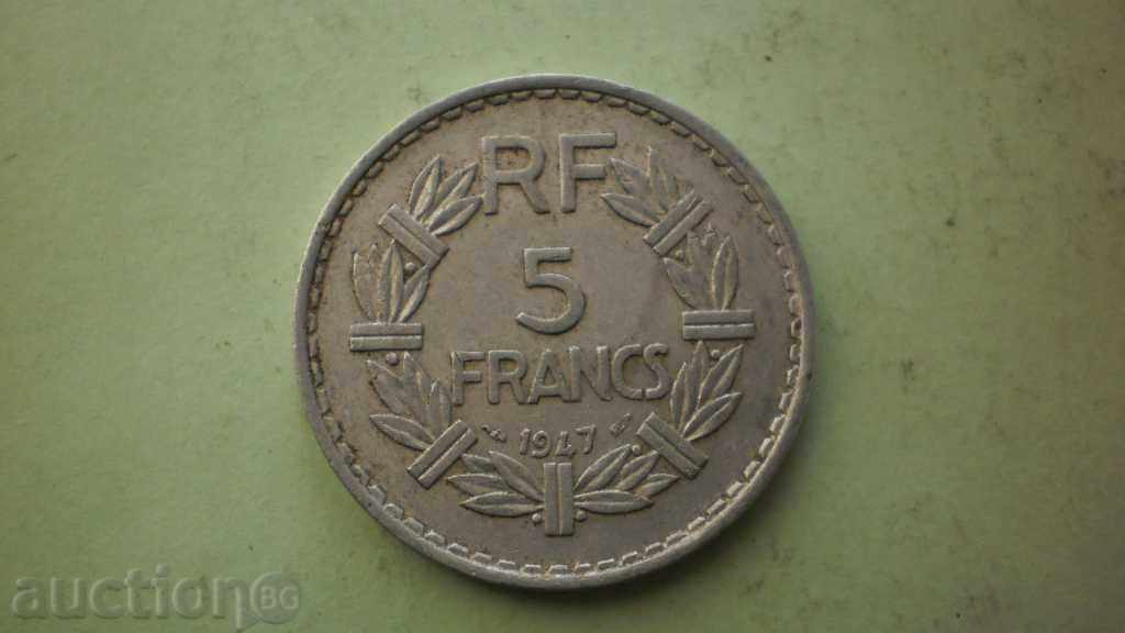 5 FRANCA 1947 FRANȚA