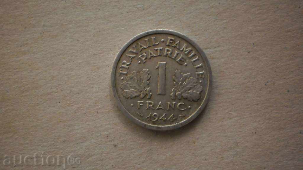 1 frank 1944 FRANCE