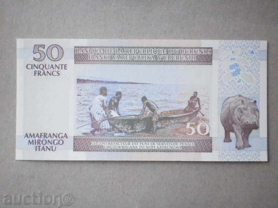 50 Franci Burundi 2007 cu preț € 2.05 | 4.01 BGN 50 Franci Burundi 2007 cu preț € 2.05 | 4.01 BGN