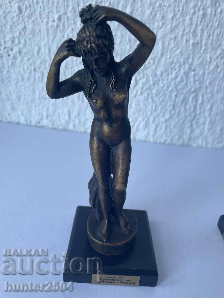 Figures - small plastic 2 pcs bronze - 7 Figures - small plastic 2 pcs bronze - 7