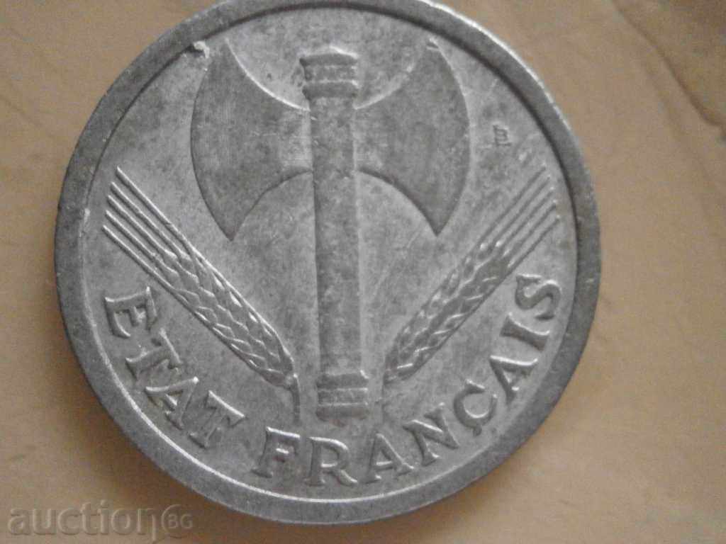 France - 2 francs Vichy French state - 1943 14-21 with price 5.80 BGN | € 2.97 France - 2 francs Vichy French state - 1943 14-21 with price 5.80 BGN | € 2.97