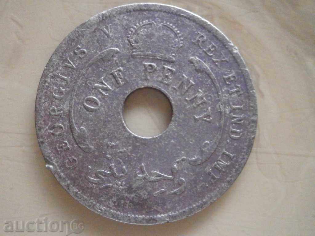 British West Africa - 1 penny - 1919 type H 14-24 with price 49.00 BGN | € 25.05 British West Africa - 1 penny - 1919 type H 14-24 with price 49.00 BGN | € 25.05