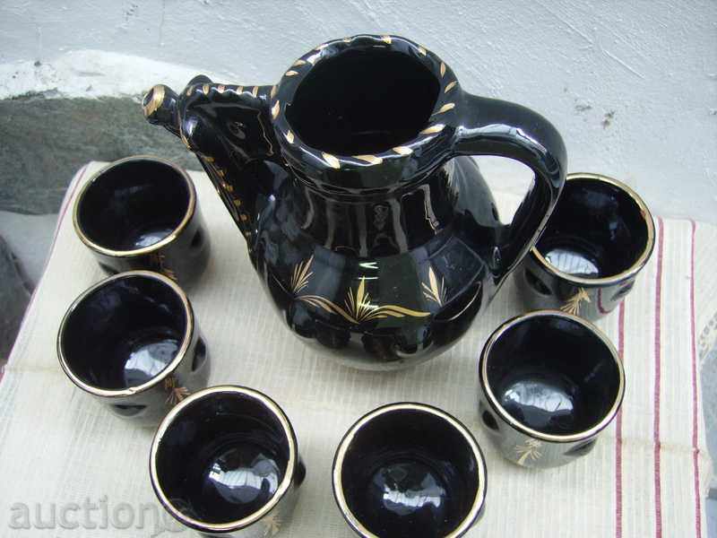 Auction  I sell a ceramic wine service