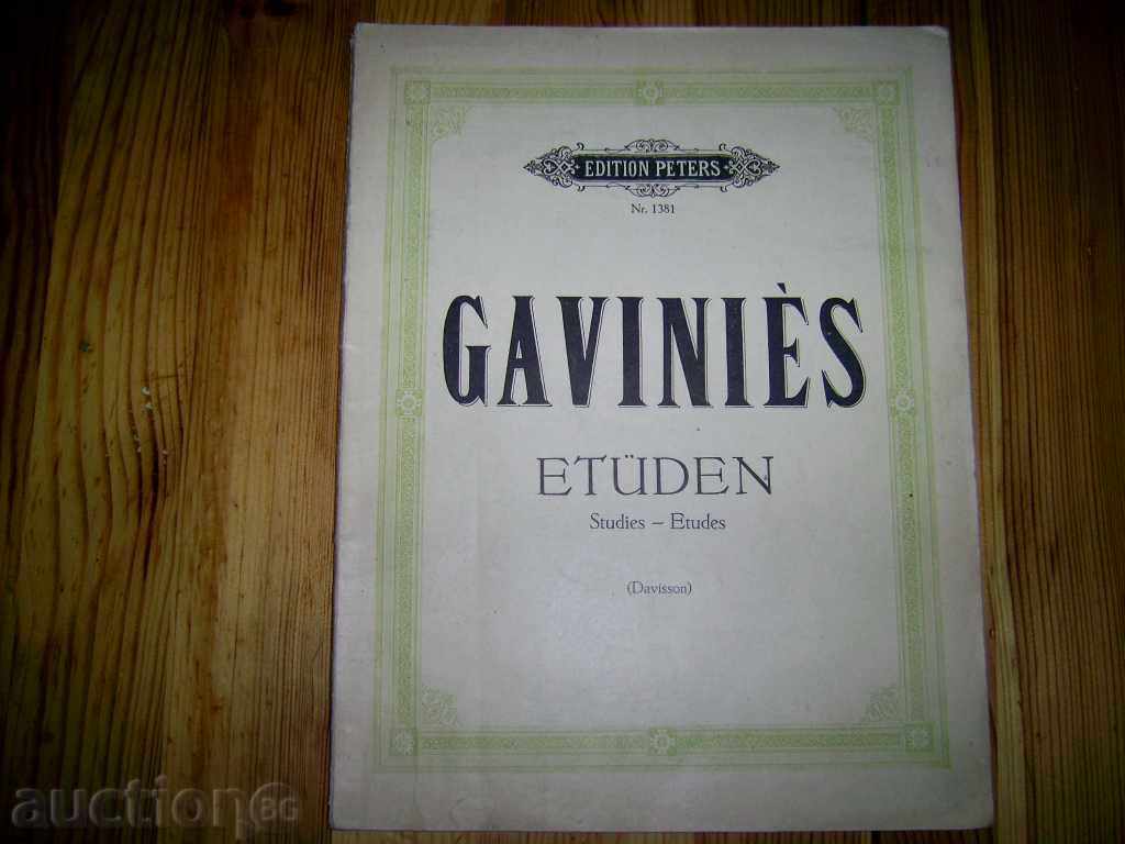 Gavin: Etudes Nr.1381
