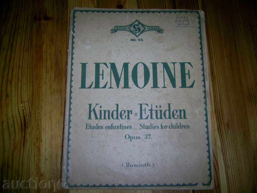 Lemon: Copii Etudes Opus 37