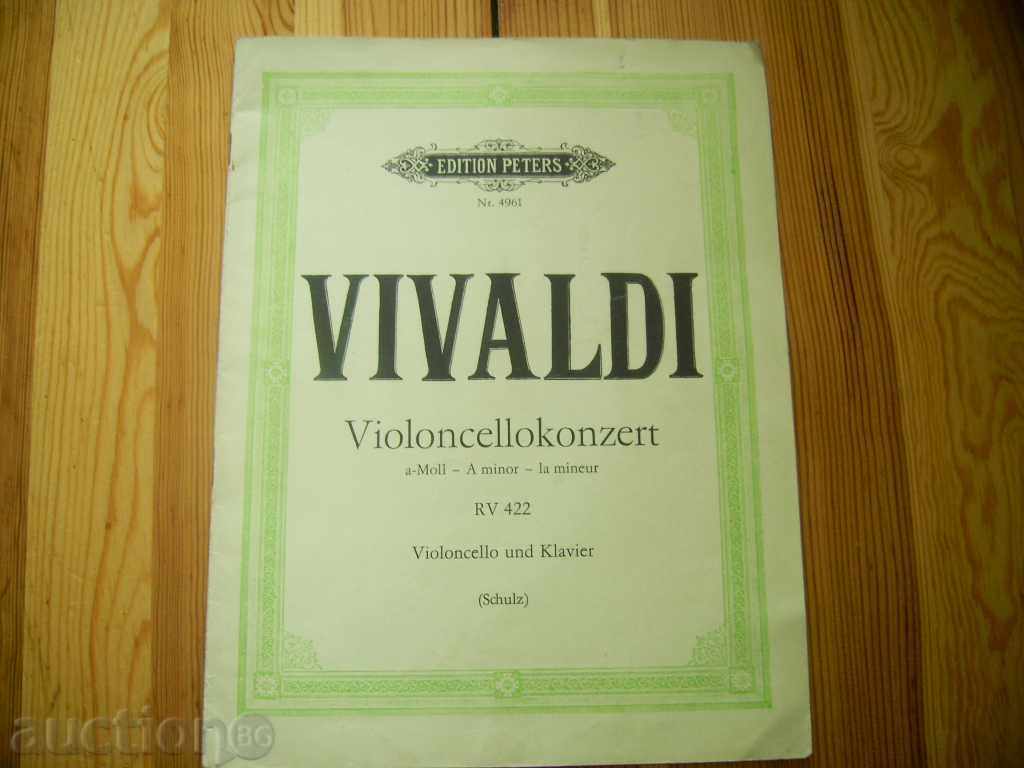 Vivaldi: Concerto for cello in La Minor Nr.4961