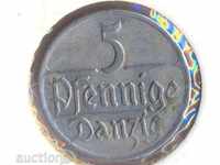 Danzig 5 pfenigi 1923