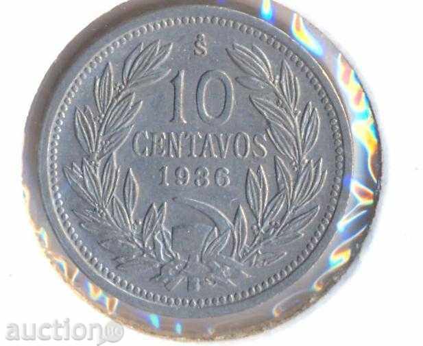 Chile 10 Sentosa 1936