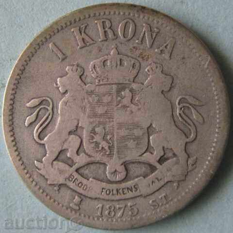 1 Krona 1875 ST Sweden