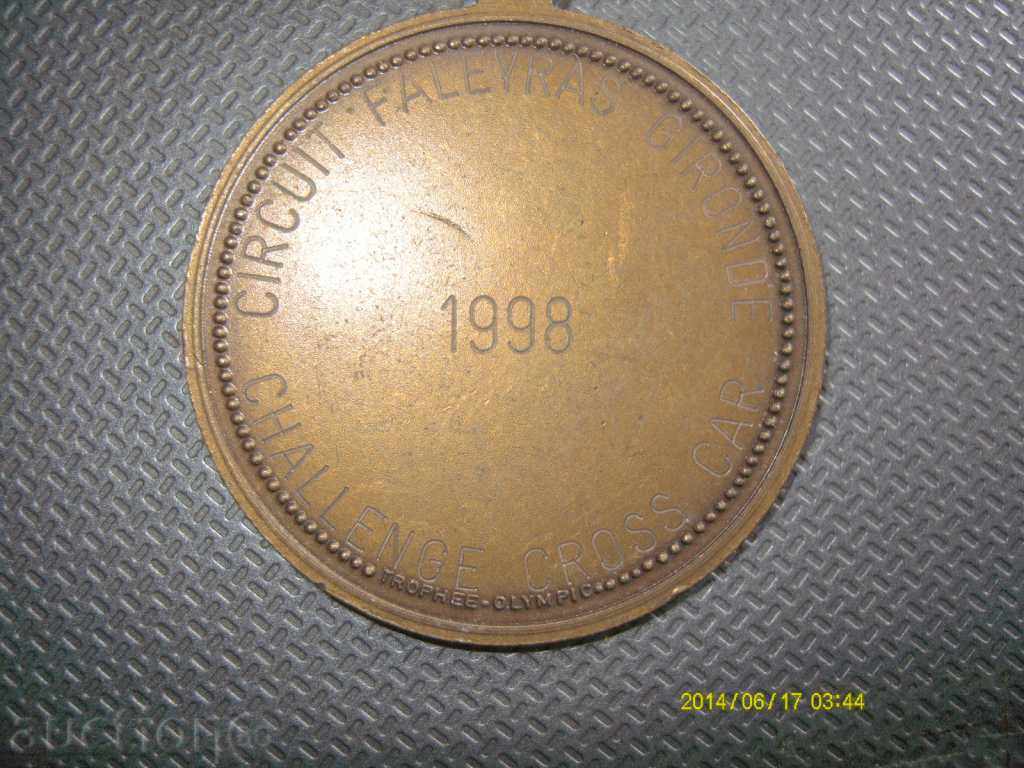 Auction  Medal France-1998.