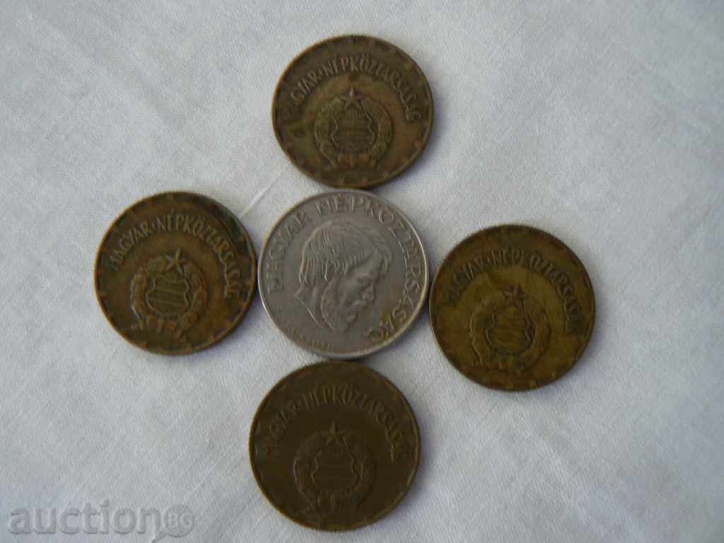 Soc. coins from Hungary - 5 Soc. coins from Hungary - 5