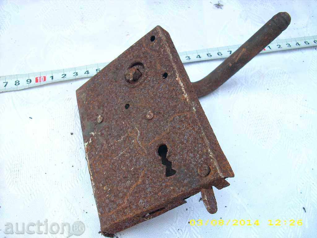 Auction old forged lock Auction old forged lock