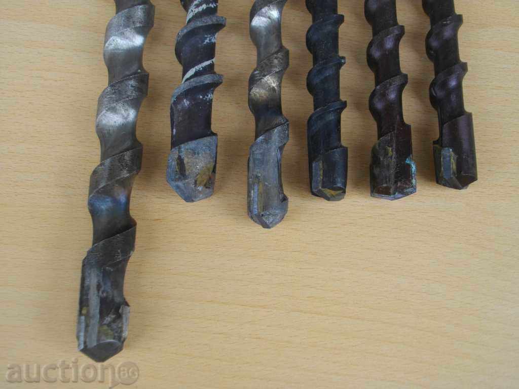 Lot of 6 pcs. concrete two-channel concrete drills new - 5 Lot of 6 pcs. concrete two-channel concrete drills new - 5