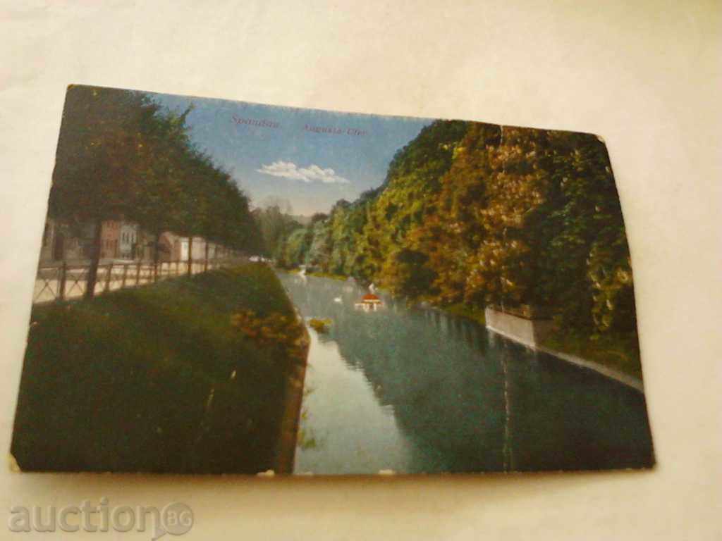 Postcard Spandau Augusta - Ufer