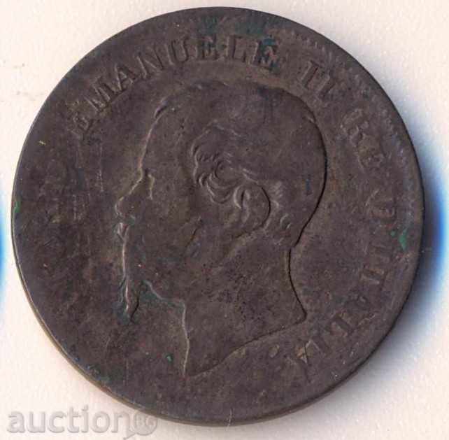 Italia 5 chentizimi 1862n cu preț € 0.97 | 1.90 BGN