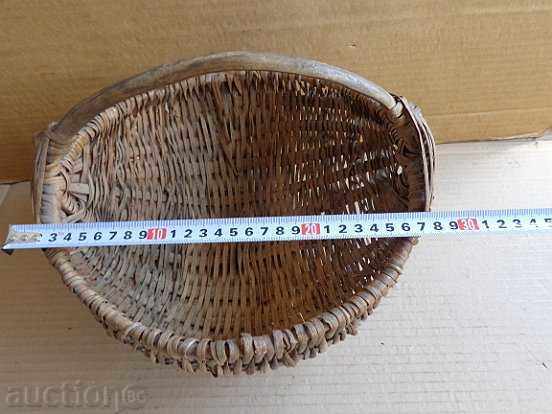 Old knit basket, wooden with price 29.00 BGN | € 14.83