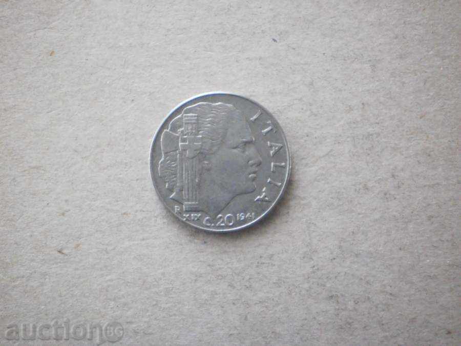 20 цен. Италия 1941