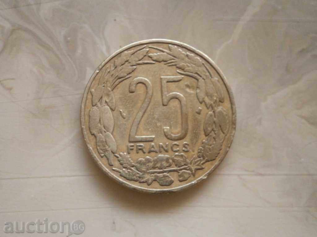 Statele 25 și 50 Seth Central African franci 1996, C-3 cu preț 11.90 BGN | € 6.08 Statele 25 și 50 Seth Central African franci 1996, C-3 cu preț 11.90 BGN | € 6.08