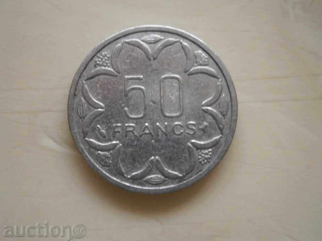 Livrarea Statele 25 și 50 Seth Central African franci 1996, C-3 Livrarea Statele 25 și 50 Seth Central African franci 1996, C-3