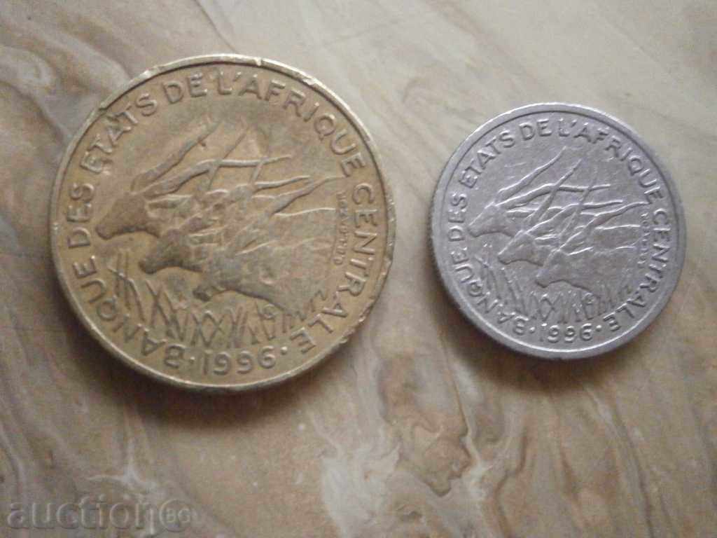 Statele 25 și 50 Seth Central African franci 1996, C-3 - 6 Statele 25 și 50 Seth Central African franci 1996, C-3 - 6