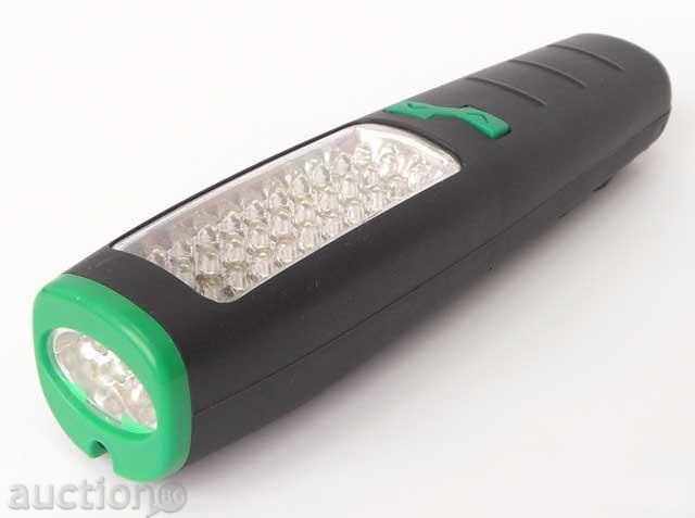 Projector 37 LED, 3 x R6 -1.5V AA with price 9.50 BGN | € 4.86 Projector 37 LED, 3 x R6 -1.5V AA with price 9.50 BGN | € 4.86